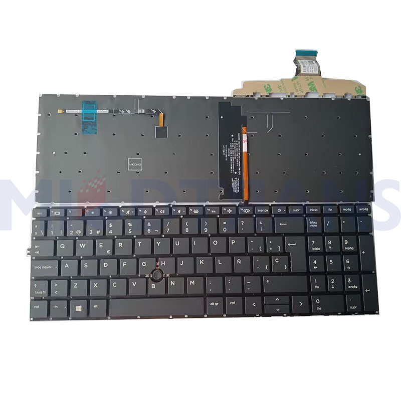 Teclado para laptop SP para HP EliteBook 850 G7 850 G8 855 G7 G8 750 G7 G8 755 G7 G8