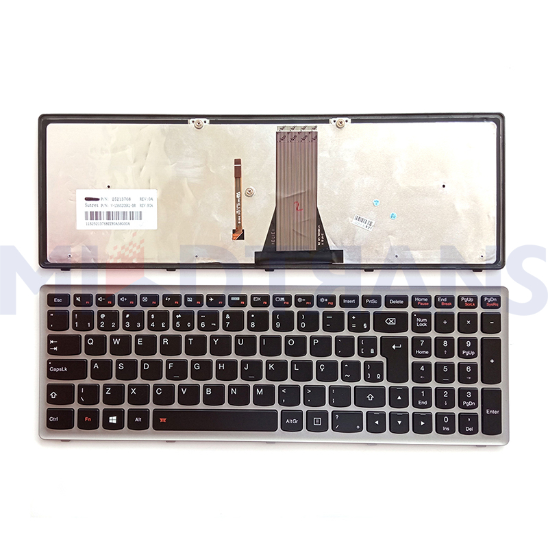 BR para Lenovo IdeaPad Flex 1515D G500C G500H G500S G505S S500 S500C S500T Diseño del teclado de la computadora portátil