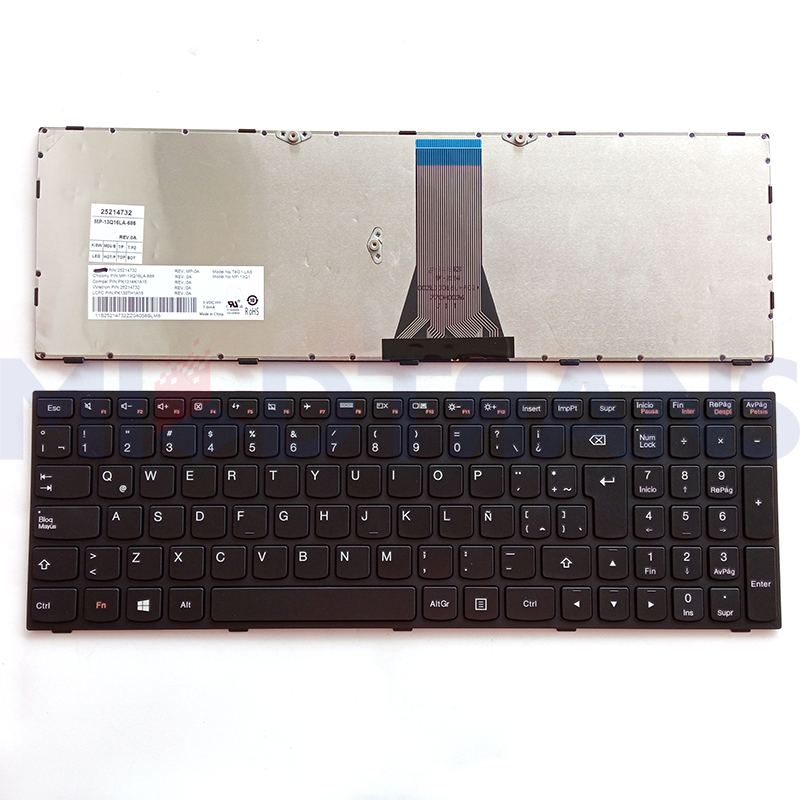 Teclado LA para el teclado de la computadora portátil Lenovo G50-70
