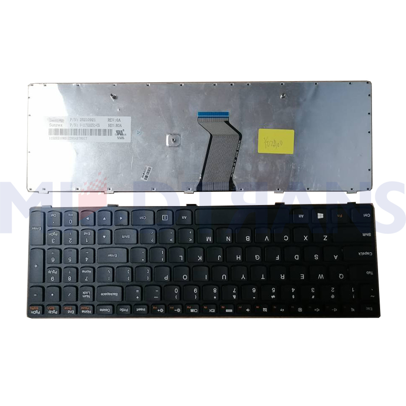 Nuevo teclado de la computadora portátil de EE. UU. Para Lenovo G500 G510 G505 G700 G710 G505A G700A G710A Diseño negro Reemplazo