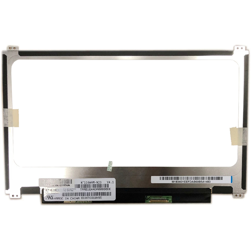Panel de pantalla LCD delgado brillante de 11,6 pulgadas 1366x768 HD 30 pines EDP NT116WHM-N23